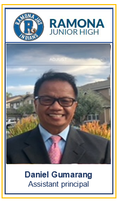 Daniel Gumarang, Assistant Principal 